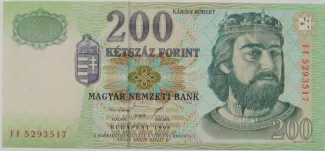 Hungary 200 Forint, 1998 obverse