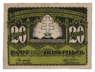 Hungarian notgeld 20 Fillér, 1920