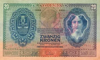 Hungary 20 Korona, 1920 reverse