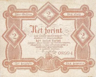 Hungary 2 Forint, 1860-1861 obverse