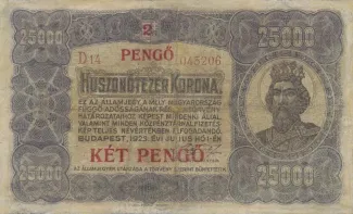 Hungary 2 Pengő, 1925 obverse