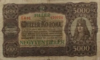 Hungary 40 Fillér, 1925 obverse