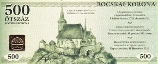 Hungary 500 Bocskai, 2017 reverse