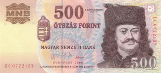Hungary 500 Forint, 2006 P-194 obverse