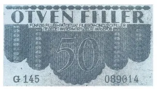 Hungary 50 Fillér, 1938 P-101 reverse