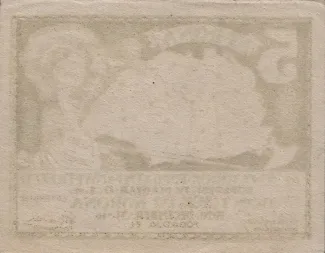 Hungarian notgeld 5 Korona, 1920 reverse