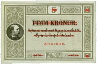 Iceland 100 Krónur, 1919 obverse