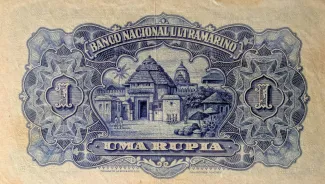 India 1 Rupias, 1924 reverse