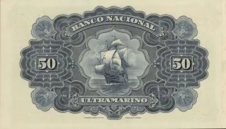 India 50 Rupias, 1924 reverse