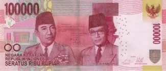 Indonesia 100.000 Rupiah, 2016 image