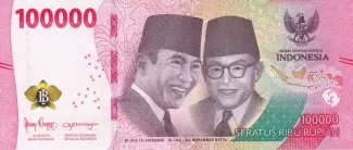 Indonesia 100.000 Rupiah, 2024 image