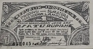Indonesia 1 Rupiah, 1948 obverse
