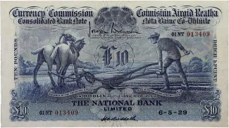 Ireland 10 Pounds, 1929-1939 obverse