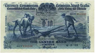 Ireland 10 Pounds, 1929-1939 obverse
