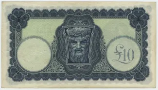 Ireland 10 Pounds, 1938-1940 reverse