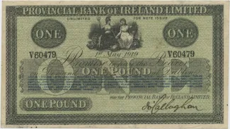 Ireland 1 Pound, 1919 obverse