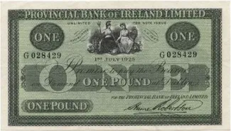 Ireland 1 Pound, 1920-1927 obverse