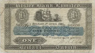 Ireland 1 Pound, 1921-1925 obverse