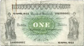 Ireland 1 Pound, 1922 obverse
