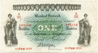 Ireland 1 Pound, 1924-1928 obverse