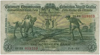 Ireland 1 Pound, 1929-1931 obverse