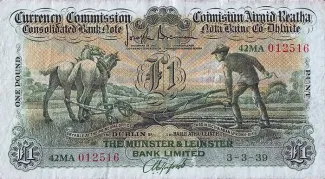 Ireland 1 Pound, 1929-1940 obverse