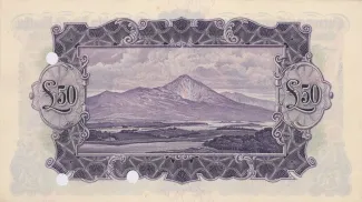 Ireland 50 Pounds, 1929-1930 reverse