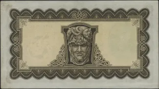 Ireland 5 Pounds, 1938-1939 reverse