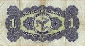 Isle of Man 1 Pound, 1938-1960 reverse
