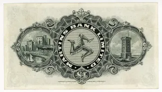 Isle of Man 1 Pound, 1946-1957 reverse