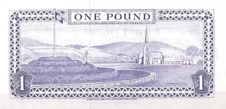 Isle of Man 1 Pound, 1972-1976 reverse
