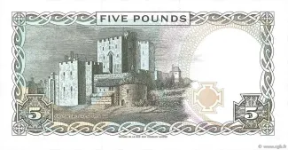Isle of Man 5 Pounds, 1990-1991 reverse