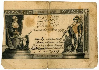 Italian States 200 Lire, 1799 obverse