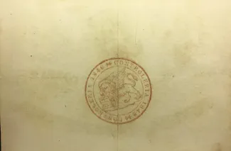 Italian States 3 Lire, 1848 reverse