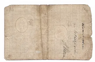 Italian States 50 Lire, 1796 reverse