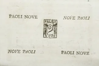 Italian States 9 Paoli, 7 reverse
