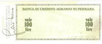 Italy 100 Lire, 1976-1977 reverse
