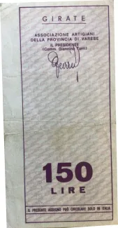 Italy 150 Lire, 1976-1977 reverse