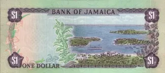 Jamaica 1 Dollars, 1978 reverse