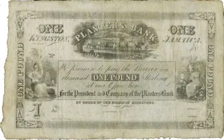 Jamaica 1 Pound, 1844 image