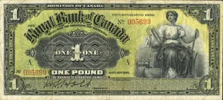 Jamaica 1 Pound, 1911 image