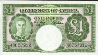 Jamaica 1 Pound, 1960 image