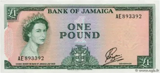 Jamaica 1 Pound, 1961 image