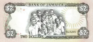 Jamaica 2 Dollars, 1978 reverse