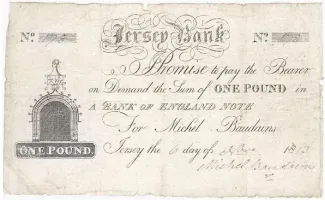 Jersey 1 Pound, 1813-1815 obverse