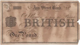Jersey 1 Pound, 1813-1837 obverse
