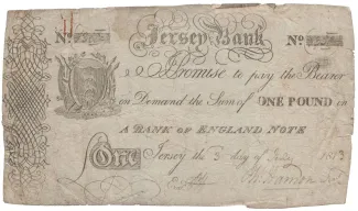 Jersey 1 Pound, 1813 obverse