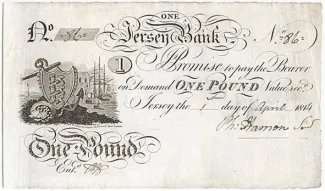 Jersey 1 Pound, 1814-1815 obverse