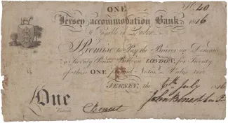 Jersey 1 Pound, 1816 obverse