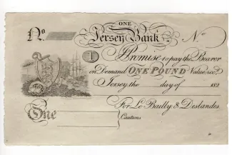 Jersey 1 Pound, 1820 obverse